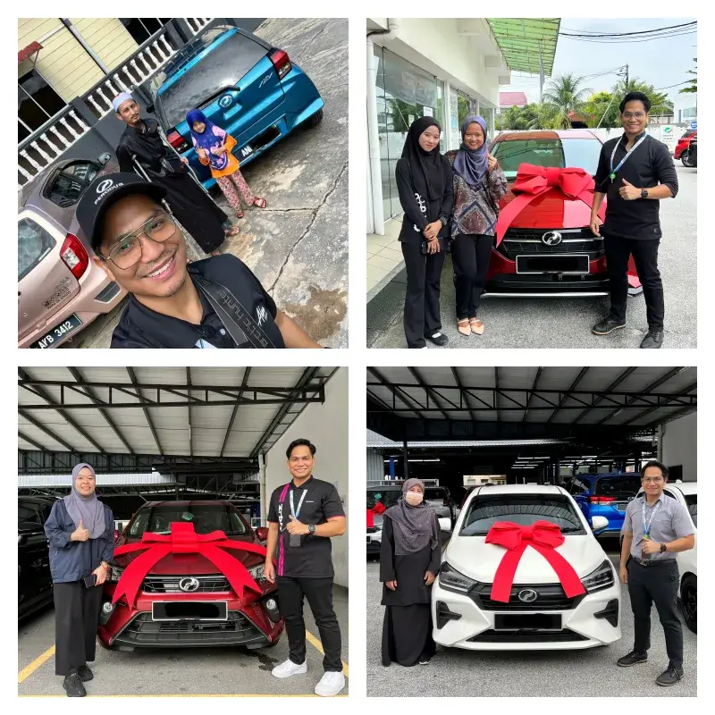 Perodua Ipoh — proses tempahan dengan Sales Advisor En. Zharif